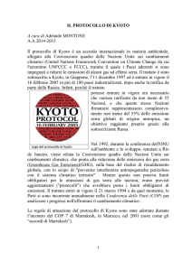Protocollo di Kyoto