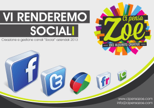 Ci pensa Zoe per il tuo Social (Presentazione PDF 700kb)