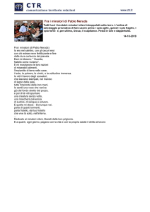 Fra i minatori di Pablo Neruda
