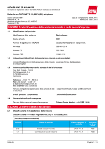 Scheda Dati di Sicurezza: Bario cloruro