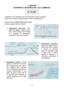 Le nubi - Meteo Ciliege