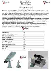Binocolo Fujinon Made in Japan Importato da Vellardi