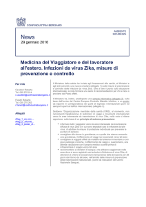 Medicina del Viaggiatore e del lavoratore all`estero. Infezioni da