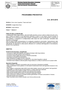 1 A - Vaniglia - Tedesco - Liceo Linguistico "A.MANZONI"