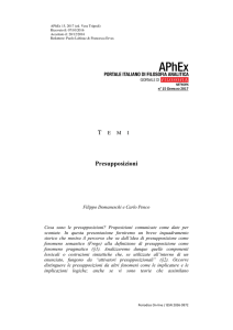 Presupposizioni