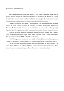 Marco Brolli, flauto traverso
