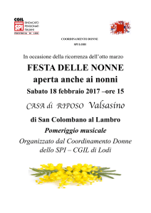 festa delle nonne lodi - SPI