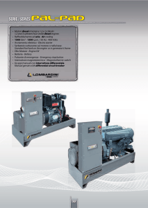Motori diesel 4 tempi a 1,2 e 3 cilindri 1,2 and 3 cylinders four stroke