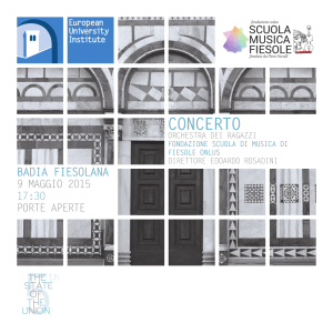 concerto - Comune di Fiesole