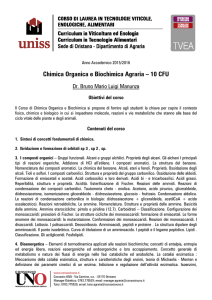 Chimica Organica e Biochimica Agraria