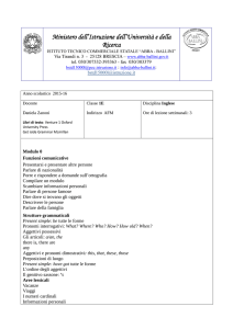Inglese - Itcs Abba Ballini
