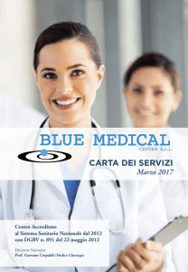 carta dei servizi - Blue Medical Center