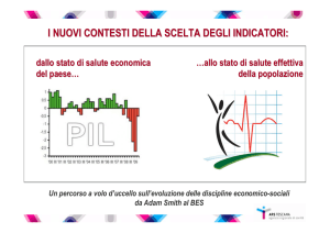 I nuovi contesti della scelta degli indicatori