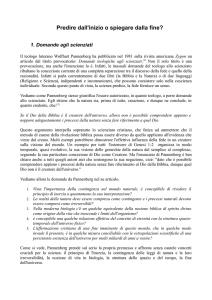 Predire dall`inizio o spiegare dalla fine?