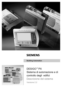 DESIGO™ PX Sistema di automazione e di controllo degli