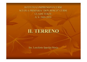 il terreno - 2 - Istituto Comprensivo Cursi