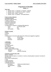 Piano di lavoro di LATINO