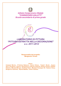 “PITTURA ASTRATTA NELLA DECORAZIONE” as 2011-2012