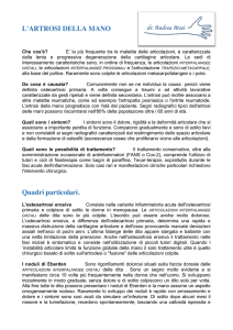 Artrosi delle dita