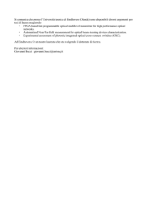 Si comunica che presso l`Università tecnica di Eindhoven (Olanda