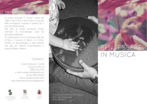 ben...essere in musica - Scuola di Musica Eccher