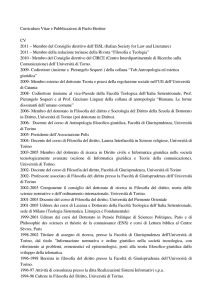Curriculum Vitae - Campusnet Unito