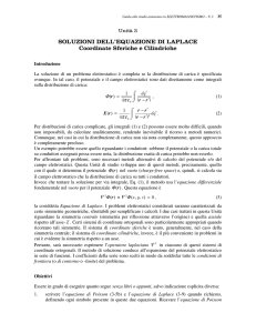 SOLUZIONI DELL`EQUAZIONE DI LAPLACE - cm