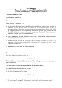 Temi d`esame Classe di concorso 049A Matematica e fisica (vecchia