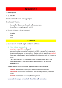 Epicureismo - Salesiani Vomero