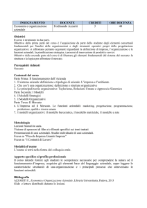Come studiare Economia e Organizzazione Aziendale