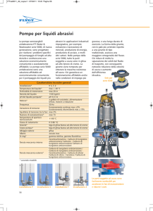 Pompe per liquidi abrasivi