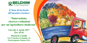 “Innovazione, ricerca e soluzioni per un`agricoltura moderna”