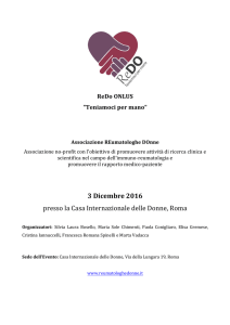 ReDo 3 Dicembre 2016 - programma - Osservatorio Nazionale sulla