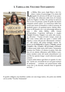 i. tabella del vecchio testamento