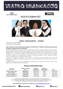 SISTER ACT il musical - Circolo Montecitorio