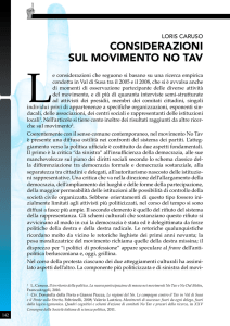 considerazioni sul movimento no tav