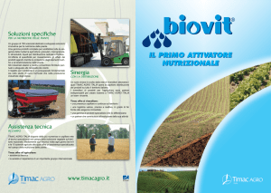Depliant - Timac Agro Italia SpA