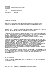 Valeria Porro VIA TRAIANA, 36 00053 CIVITAVECCHIA (ROMA
