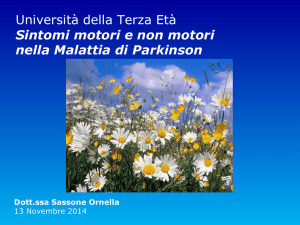 TERAPIA INIZIALE della MALATTIA di PARKINSON