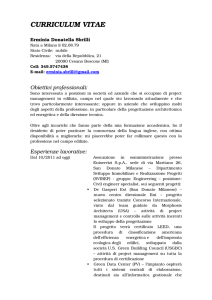 CV - Ordine degli Ingegneri della Provincia di Milano