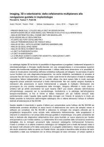 Imaging, 3D e odontoiatria: dalla cefalometria