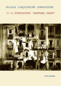 pillole linguistiche napoletane 51- il napoletano