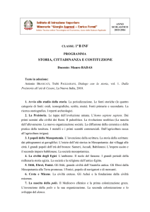STORIA, CITTADINANZA E COSTITUZIONE