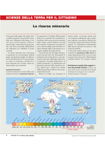 Le risorse minerarie - Zanichelli online per la scuola