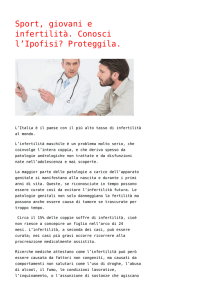 Sport, giovani e infertilità. Conosci l`Ipofisi? Proteggila.