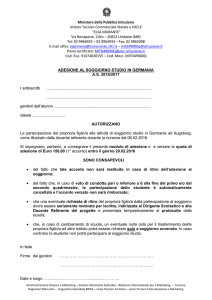 modulo adesione-Germania 2016 - ITC e PACLE Elsa Morante