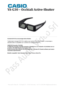 YA-G30 – Occhiali Active-Shutter