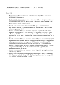 esercizi italiano primini 1415
