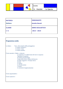 Italiano - Liceo Mazzini