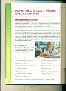 l`importanza della motivazione e della stima di sé